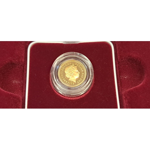 955 - United Kingdom 2002 gold proof half sovereign in original box