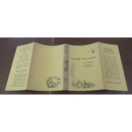 436 - A.A. Milne, one volume ' Winnie the Pooh ', fourth edition, with dust jacket, together with two copi... 