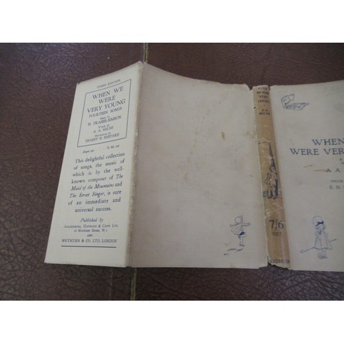 436 - A.A. Milne, one volume ' Winnie the Pooh ', fourth edition, with dust jacket, together with two copi... 