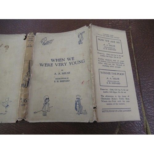 436 - A.A. Milne, one volume ' Winnie the Pooh ', fourth edition, with dust jacket, together with two copi... 