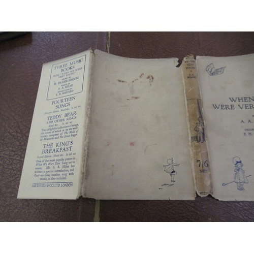 436 - A.A. Milne, one volume ' Winnie the Pooh ', fourth edition, with dust jacket, together with two copi... 