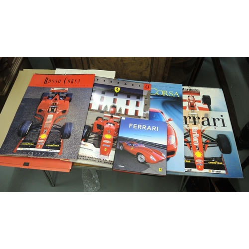 108 - Collection of twenty three Ferrari annual calendars, 1993 to 2001, 2003 to 2015 and 2001 American ca... 