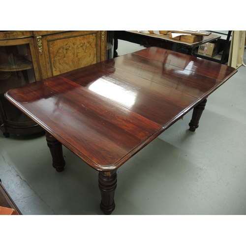 1444 - Early to mid 20th Century quarter size snooker / dining table by John Bennett & Co.