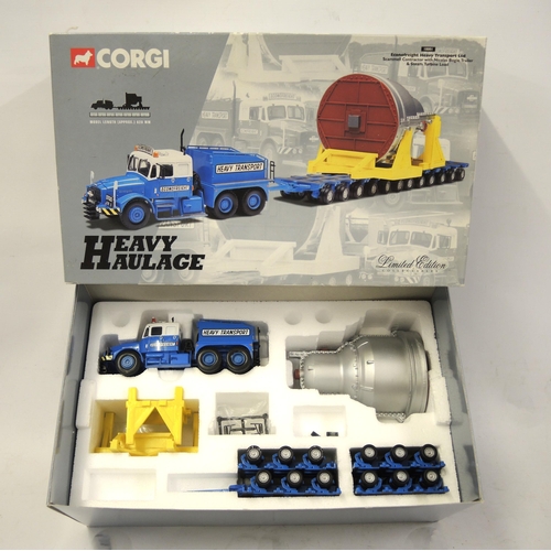 162 - Corgi boxed diecast metal Heavy Haulage Scammell lorry with trailer, 1/50th scale