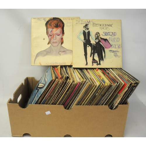 168 - Quantity of various long playing vinyl records including David Bowie and Fleetwood Mac