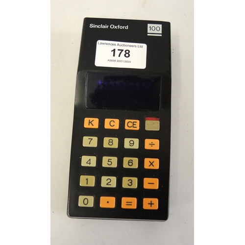 178 - Early Sinclair Oxford 100 calculator