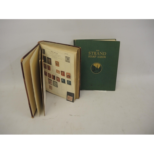 233 - Strand stamp album containing World stamps, including Penny Black, Penny Reds and Blues, together wi... 