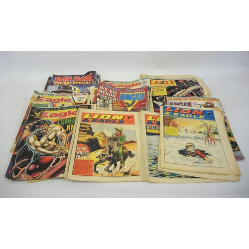 239 - Small quantity of mid 20th Century comics including ' The Eagle and the Lion '