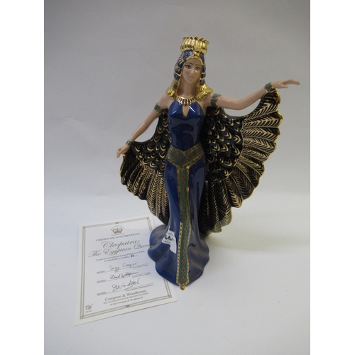 444 - Royal Staffordshire figure ' Cleopatra ' Limited Edition No. 84 of 4950, designed by Susie Cooper