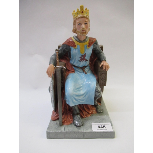 445 - Royal Doulton Classics Limited Edition figure, ' King Arthur ' HN4541, No. 127 from a Limited Editio... 