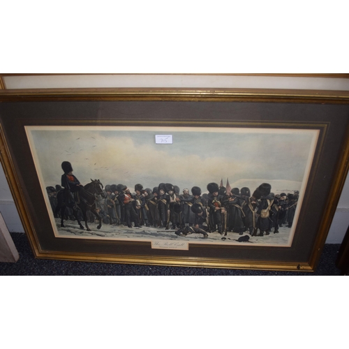 715 - Group of four military related prints, ' Floreat Etona ', ' The Last Stand of the Imperial Guards at... 