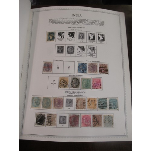 188 - Large stamp album containing a collection of India and its states