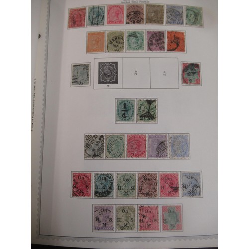 188 - Large stamp album containing a collection of India and its states