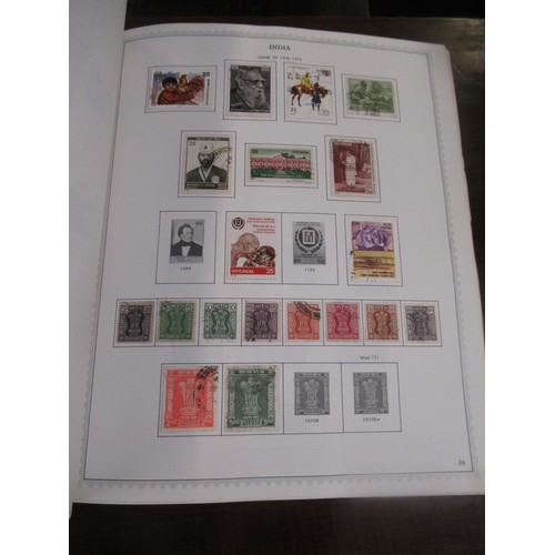 188 - Large stamp album containing a collection of India and its states