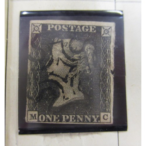 233 - Strand stamp album containing World stamps, including Penny Black, Penny Reds and Blues, together wi... 