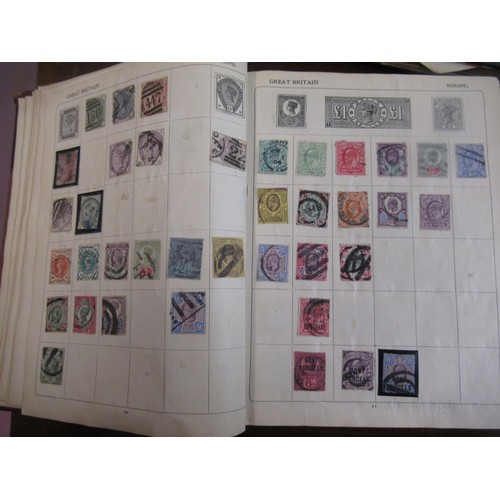 233 - Strand stamp album containing World stamps, including Penny Black, Penny Reds and Blues, together wi... 