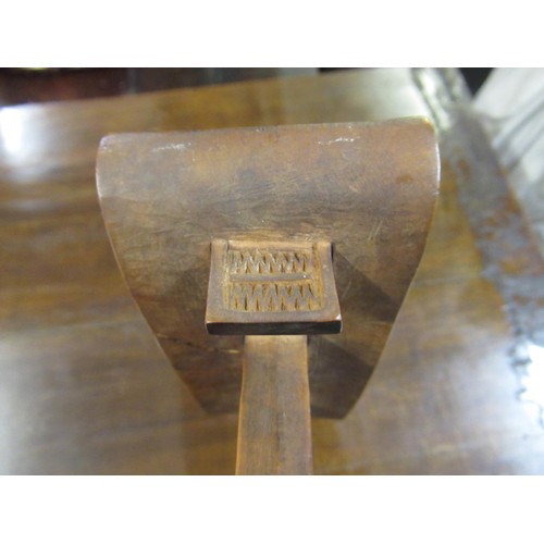 290 - Small African native hardwood headrest