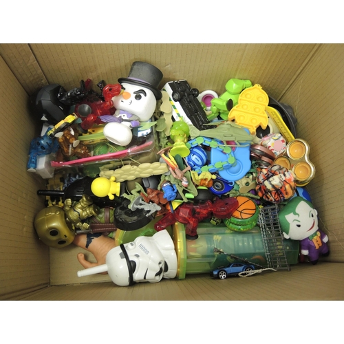 221 - Box containing a quantity of miscellaneous children's toys