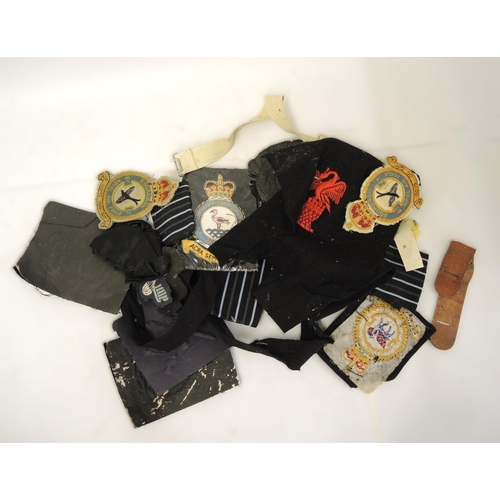 252 - Quantity of military embroidered badges, including Royal Air Force station Akortiri, various other p... 