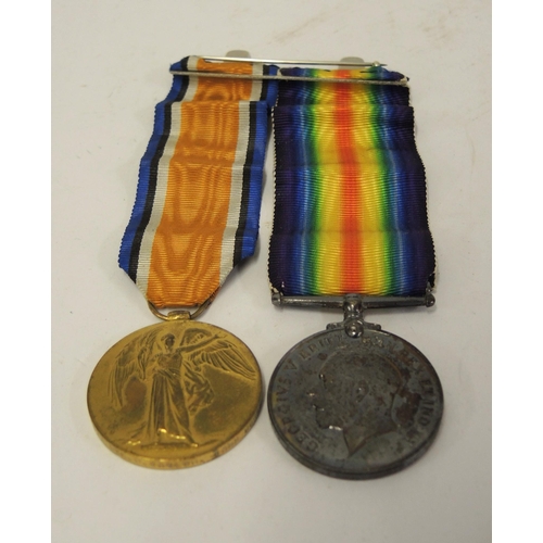 278 - Two World War I service medals, awarded to 307377 Private P. Taylor, Tank Corps