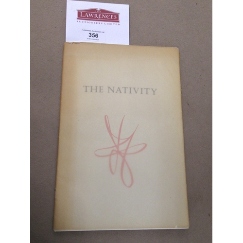 356 - Charles Mozley, one volume ' The Nativity ', Limited Edition No. 38 of 400 copies