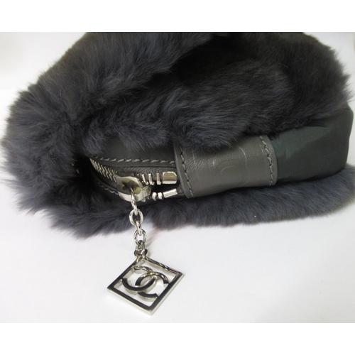 41 - Chanel, 2005 / 2006 Limited Edition rabbit fur classic flap shoulder bag with silver tone hardware