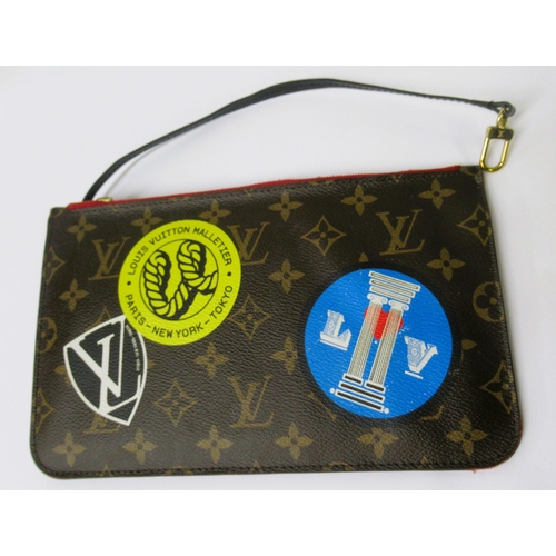 43 - Louis Vuitton Neverfull MM ' My LV World Tour ' tote bag