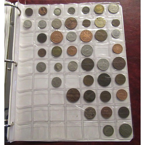 727 - Album of Great Britain coinage, including 1889 crown and mainly Elizabeth II coinage, together with ... 