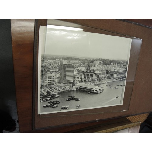 175 - Quantity of 1950's large format photographs, views of Singapore and child portraits