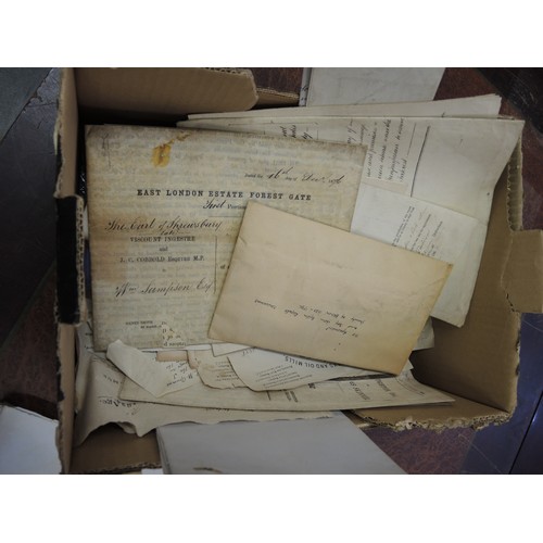 213 - Quantity of postal and other ephemera and indentures