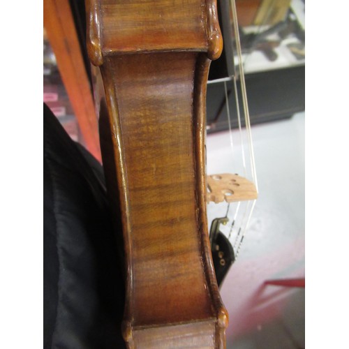 167 - Violin attributed to Neapolitan school with W.E. Hill fittings, housed in a good quality Hill oak ca... 