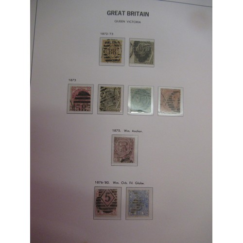 256 - Four Stanley Gibbons Albums containing extensive collection of Great Britain stamps, Victoria to Eli... 