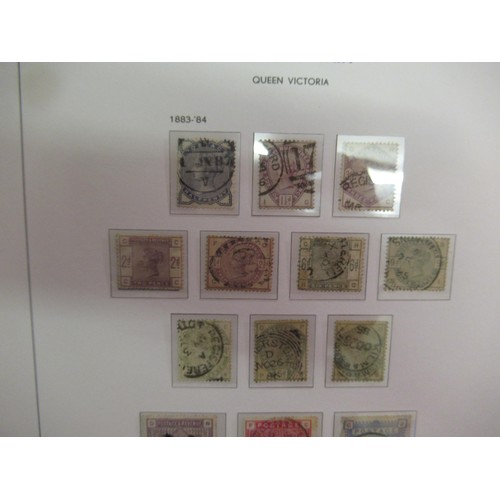 256 - Four Stanley Gibbons Albums containing extensive collection of Great Britain stamps, Victoria to Eli... 