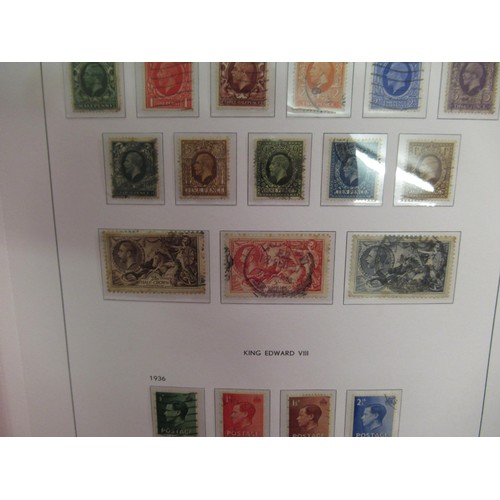 256 - Four Stanley Gibbons Albums containing extensive collection of Great Britain stamps, Victoria to Eli... 