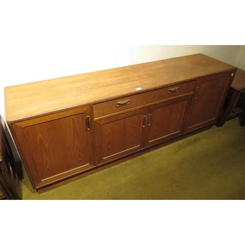 1199 - G Plan teak sideboard, 71cm high x 186cm long x 45cm deep, together with a nest of three G Plan teak... 