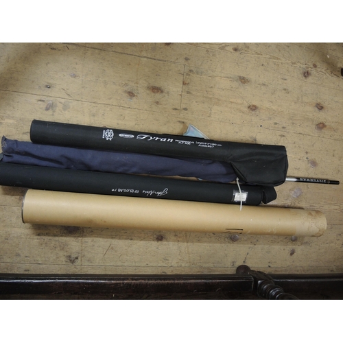 122 - Orvis 9ft fly rod, miscellaneous other fly rods and reels