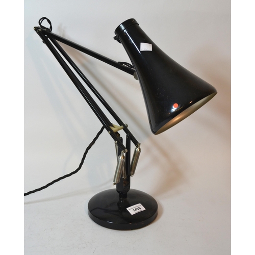 1436 - Herbert Terry, black Anglepoise lamp