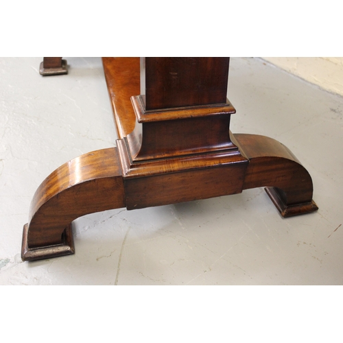 1525 - 19th Century figured mahogany cheval mirror, the arch top with rounded corners, the rectangular tape... 