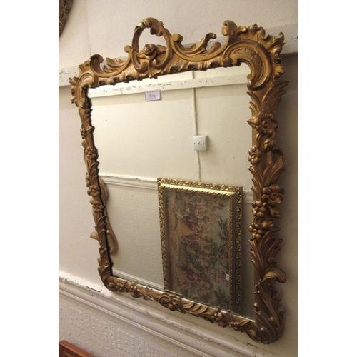 1534 - Modern octagonal gilt framed wall mirror, 55 x 70cm, together with three other rectangular gilt fram... 