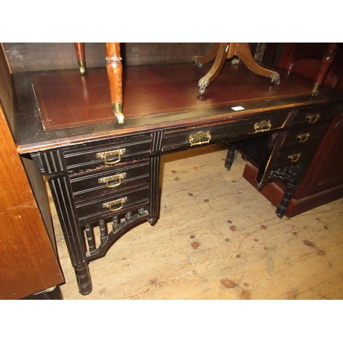 1548 - Arts and Crafts ebonised writing desk