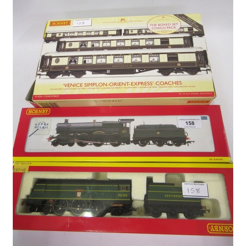 158 - Hornby 00 gauge Grange class locomotive, ' Llanfair Grange ' R2547, in original box, another Hornby ... 