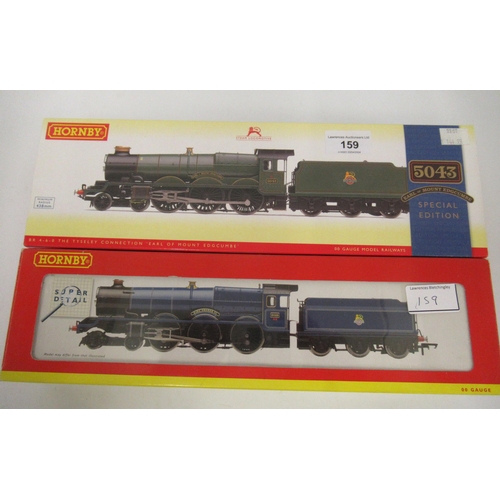 159 - Hornby 00 gauge Special Edition ' Earl of Mount Edgcumbe ' No. 5043 steam locomotive, together with ... 