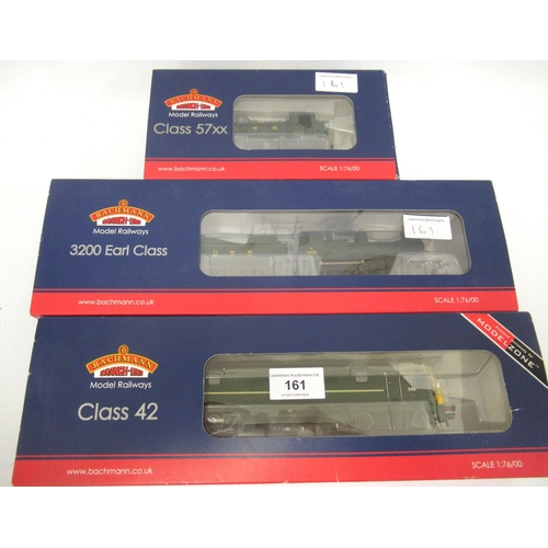 161 - Bachmann 00 gauge Limited Edition Class 42 diesel engine, another Earl class locomotive and a Class ... 