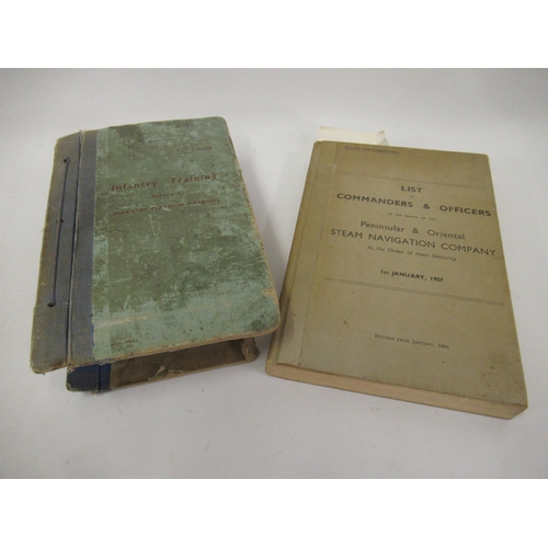 237 - ' Infantry Platoon Weapons, 1948 onwards ', various volumes bound as one, and a book list of Command... 