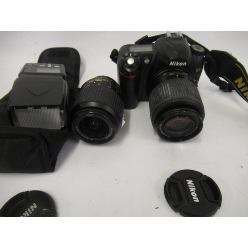 239 - Nikon D50 camera with two lenses and accessories