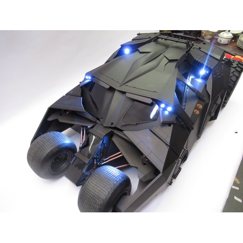 264 - Hot Toys MMS 69 Tumbler Batmobile, in original box