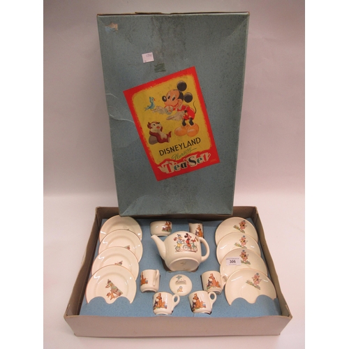 306 - Beswick Disneyland nursery tea set in original box