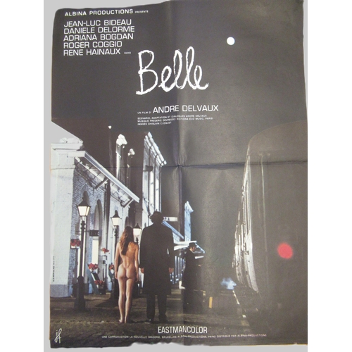 66 - Mid 20th Century French film poster, ' Belle ' presented by Albina Productions, 80 x 60cm