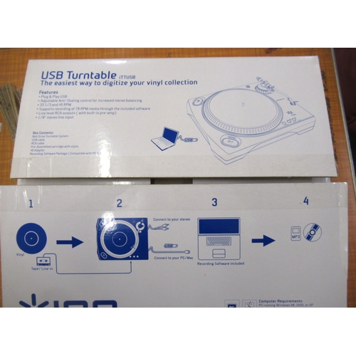 87 - Boxed USB turntable ITTUSB