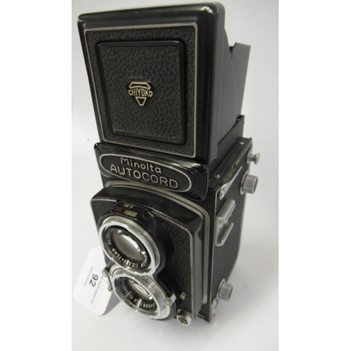 92 - Minolta Autocord twin lens reflex camera